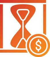 Time is Money Icon Style vector