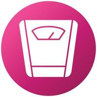 Weight Scale Icon Style vector