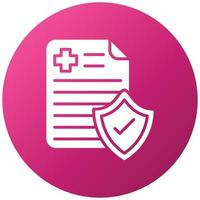 Health Insurance Icon Style vector