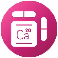 Calcium Icon Style vector