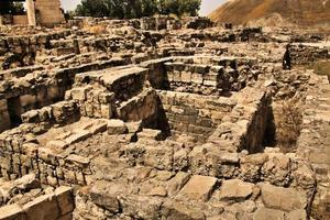 una vista de la antigua ciudad romana de beit shean en israel foto