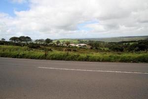 una vista de la campiña de Cornualles cerca de Dartmoor foto