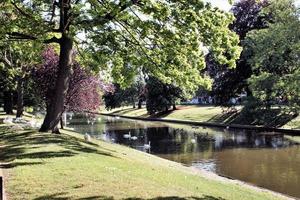 A view of Bruges in Belgium photo