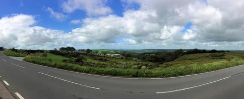 una vista de la campiña de Cornualles cerca de Dartmoor foto