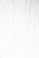 Abstract Background on isolated. Abstract white waves. Wave from Curtain. White wave background. photo
