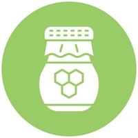 Honey Jar Icon Style vector