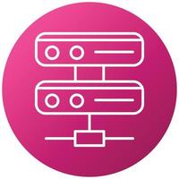 Server Icon Style vector