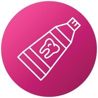 Toothpaste Icon Style vector