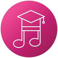 Music Education Icon Style vector