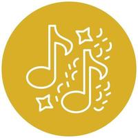 Musical Notes Icon Style vector