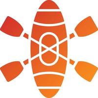 Kayak Icon Style vector