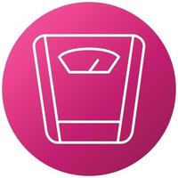 Weight Scale Icon Style vector