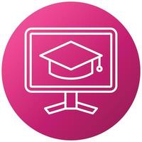 E-learning Icon Style vector