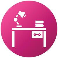 Study Table Icon Style vector