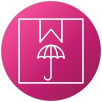 Keep Dry Icon Style vector