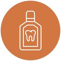 Mouthwash Icon Style vector