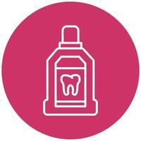 Mouthwash Icon Style vector