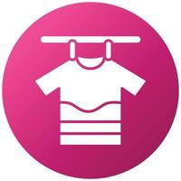 Drying Clothes Icon Style vector