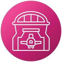 Hangar Icon Style vector