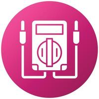 Voltmeter Icon Style vector