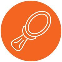 Hand Mirror Icon Style vector