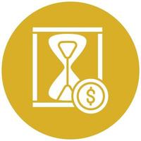 Time is Money Icon Style vector