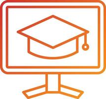 E-learning Icon Style vector