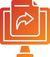 File Sharing Icon Style vector