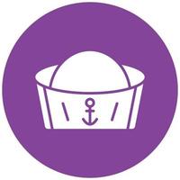 Sailor Hat Icon Style vector