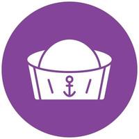 Sailor Hat Icon Style vector