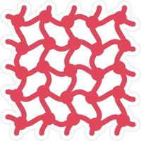 Fish Net Icon Style vector