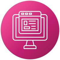 Website Icon Style vector