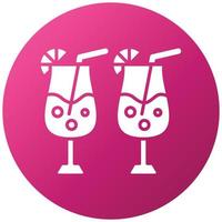 Cocktail Icon Style vector