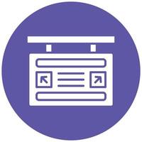 Boarding Gate Icon Style vector