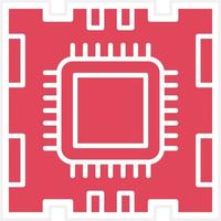 Microprocessor Icon Style vector