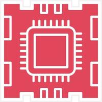 Microprocessor Icon Style vector