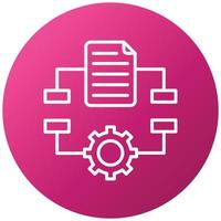 Algorithm Icon Style vector