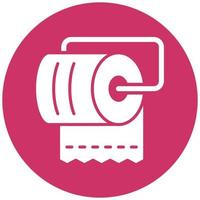 Toilet Paper Icon Style vector