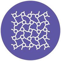Fish Net Icon Style vector