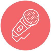 Microphone Icon Style vector