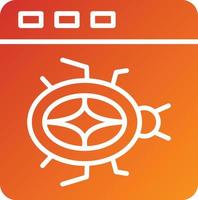 Website Bug Icon Style vector