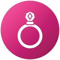 Diamond Ring Icon Style vector