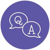 QA Icon Style vector