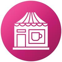 Tea Stall Icon Style vector