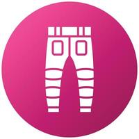 Firefighter Pants Icon Style vector