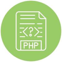 PHP File Icon Style vector
