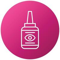 Eye Drop Icon Style vector