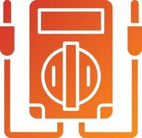 Voltmeter Icon Style vector
