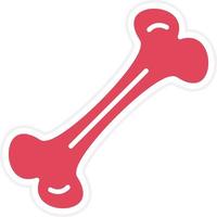 Bone Icon Style vector