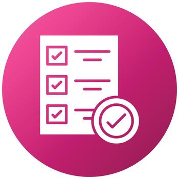 estilo de icono de verificación vector